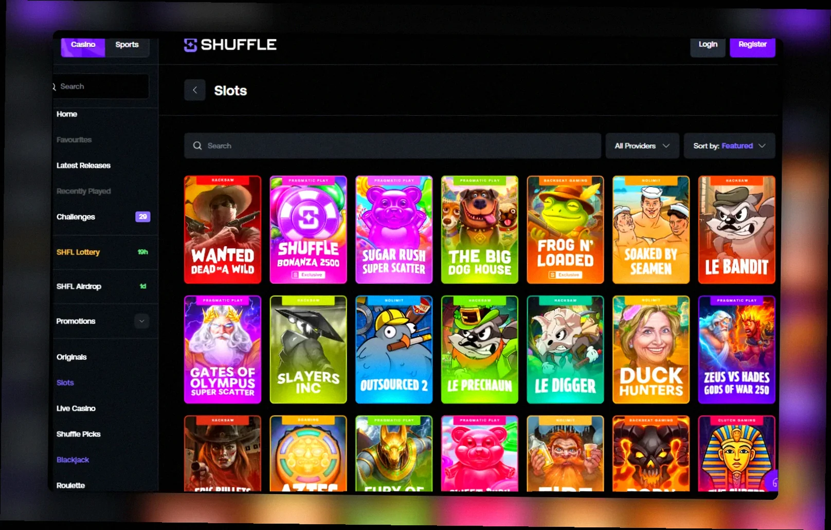 Shuffle Casino slots ישראל
